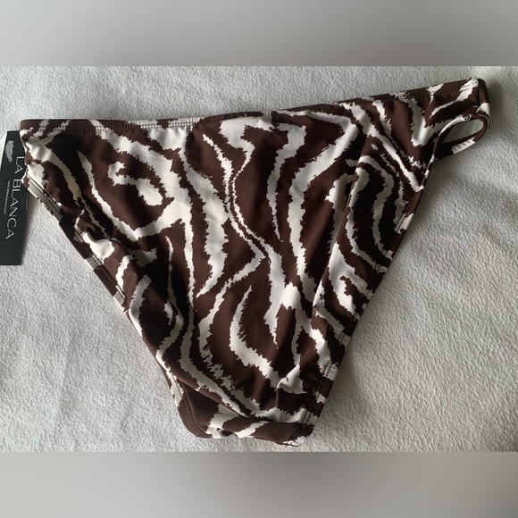La Blanca LB3ZG93 Womens Java Island Hipster Bikini Bottoms US Size 12 Brand New - Picture 3 of 4